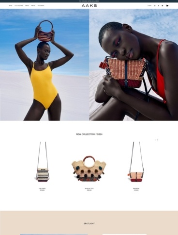 eCommerce website: AAKS