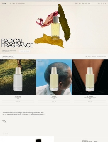 eCommerce website: Abel