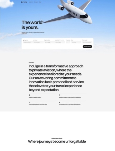 eCommerce website: Airvoir