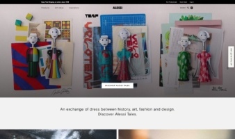 eCommerce website: ALESSI USA