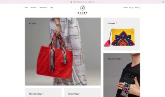 eCommerce website: Allbyb