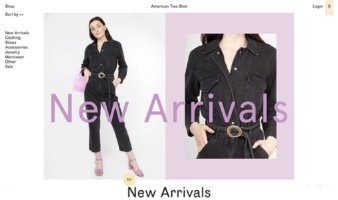 eCommerce website: American Two Shot