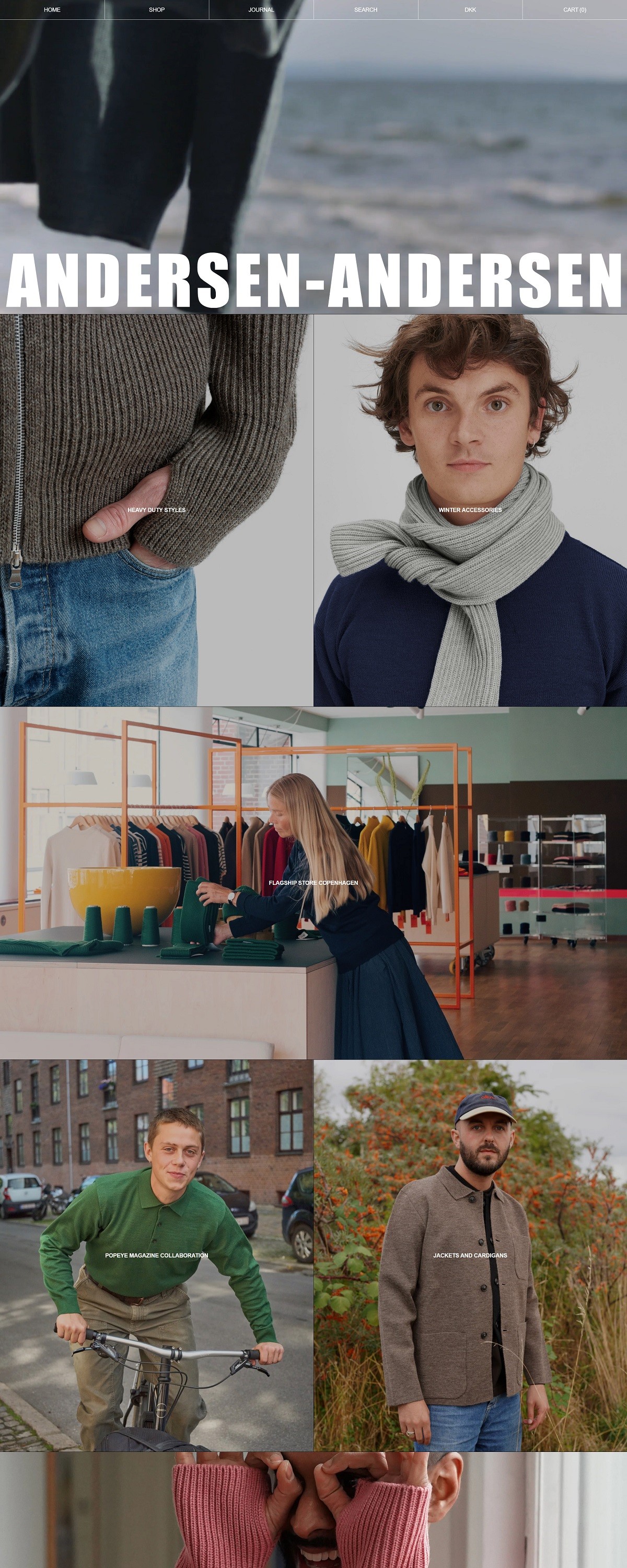 eCommerce website: ​Andersen-Andersen