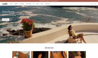 eCommerce website: Andie