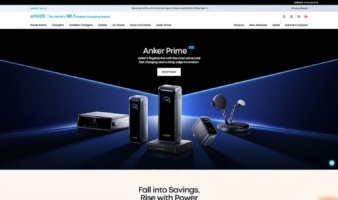 eCommerce website: Anker