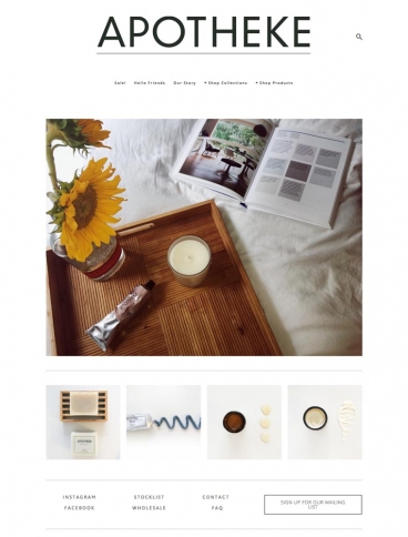eCommerce website: Apotheke