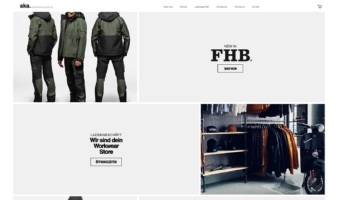 eCommerce website: Arbeitskleidung Augsburg