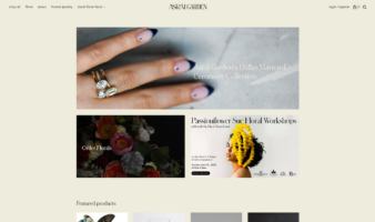 eCommerce website: Asrai Garden