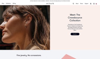 eCommerce website: AUrate New York