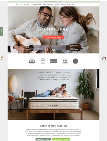 eCommerce website: Avocado