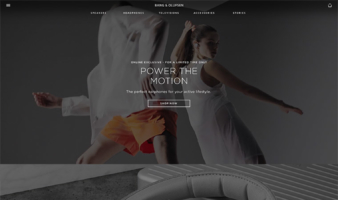 eCommerce website: Bang & Olufsen