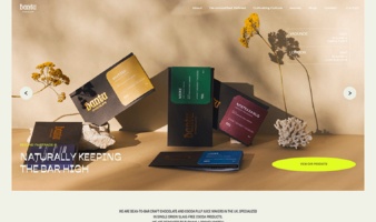 eCommerce website: Bantu Chocolate