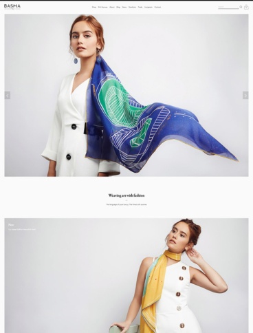 eCommerce website: Basma Design