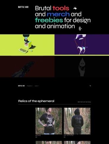 eCommerce website: Battle Axe