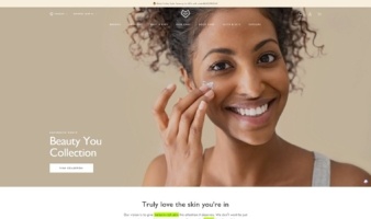 eCommerce website template: Be Yours