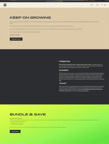 eCommerce website: Beardbrand