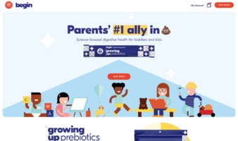 eCommerce website: Begin Health