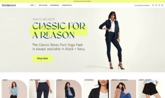 eCommerce website: Betabrand