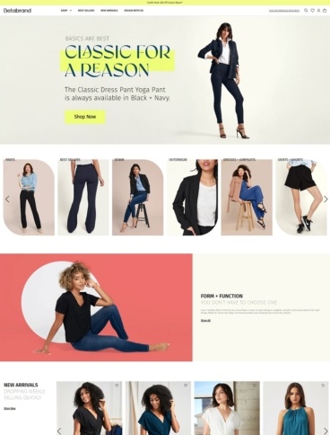 eCommerce website: Betabrand
