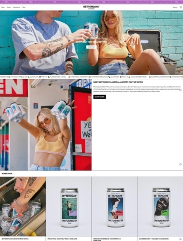 eCommerce website: BetterDays