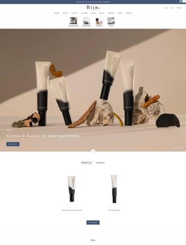 eCommerce website: Bijo;
