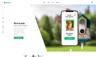 eCommerce website: Bird Buddy