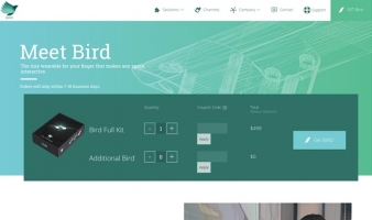 eCommerce website: BIRD by MUV Interactive