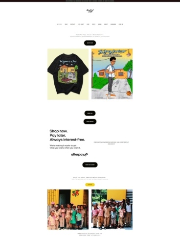 eCommerce website: Black Amir