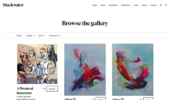 eCommerce website: Blackwater