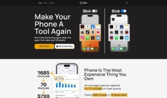 eCommerce website: Blok