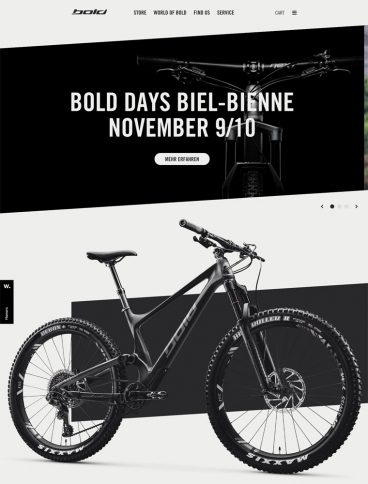 eCommerce website: Bold Cycles Ltd.