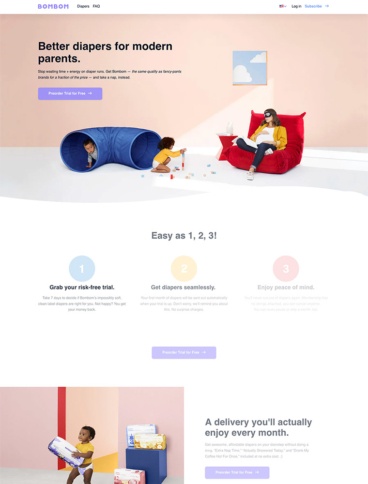 eCommerce website: Bombom