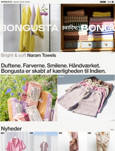 eCommerce website: Bongusta