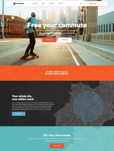 eCommerce website: Boosted