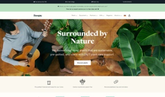 eCommerce website: Bosque