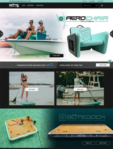 eCommerce website: BOTE