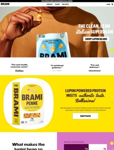 eCommerce website: Brami