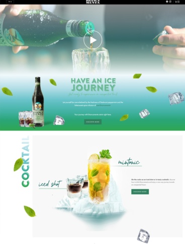 eCommerce website: Brancamenta