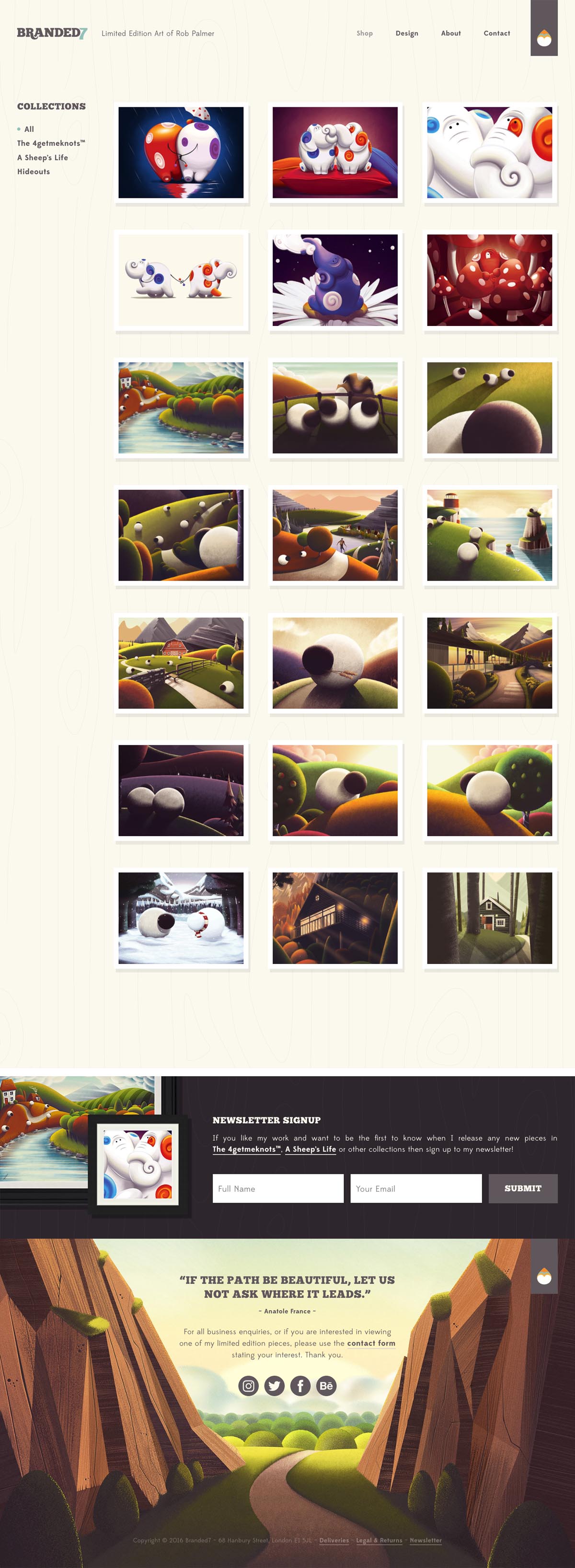 eCommerce website: Branded7