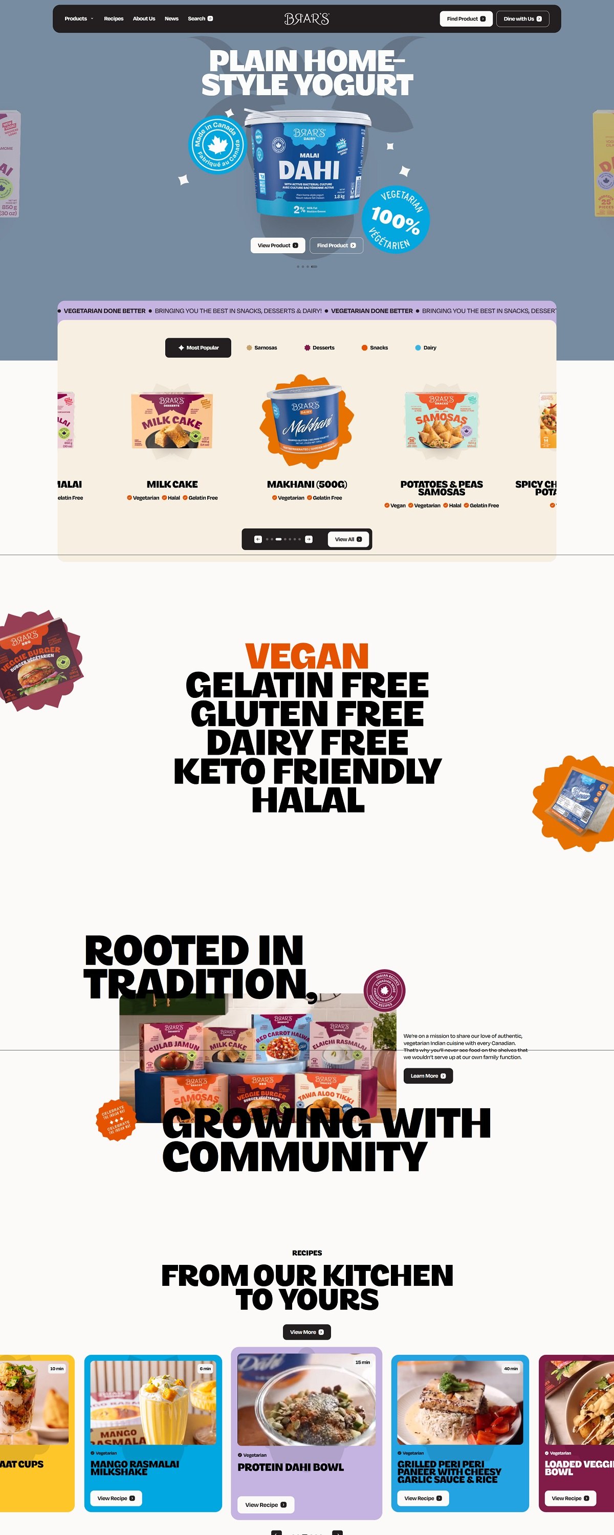 eCommerce website: Brar’s