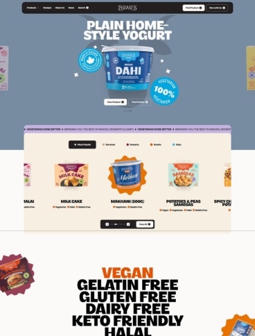 eCommerce website: Brar’s