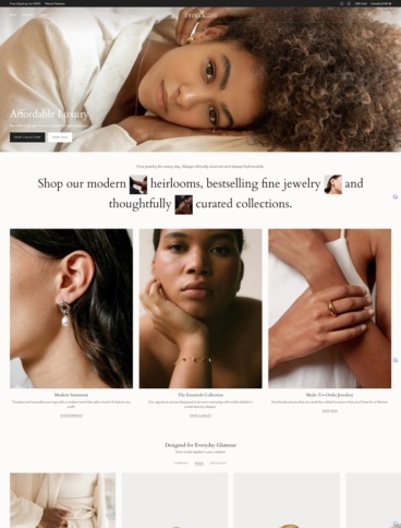 eCommerce website template: Broadcast