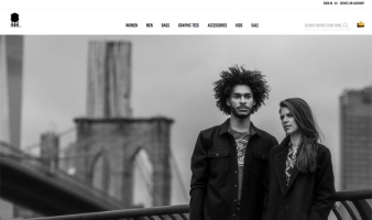eCommerce website: Brooklyn Industries