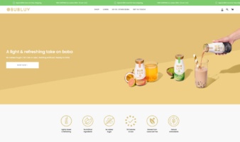 eCommerce website: BUBLUV