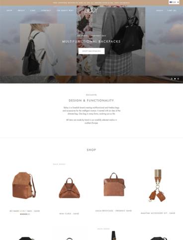 eCommerce website: Bukvy
