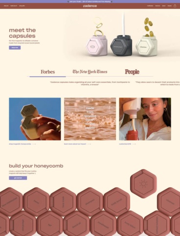 eCommerce website: Cadence