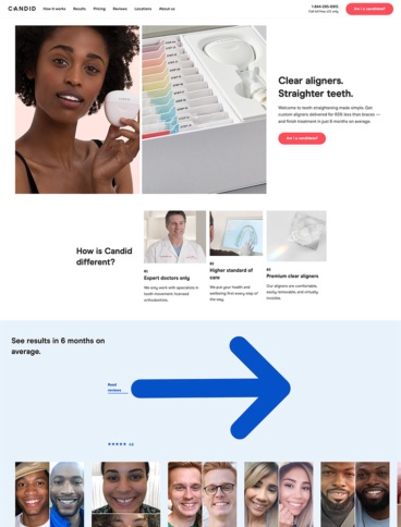 eCommerce website: Candid