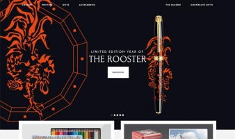 eCommerce website: Caran d’Ache