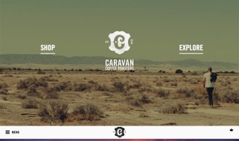 eCommerce website: Caravan