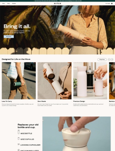 eCommerce website: Hitch